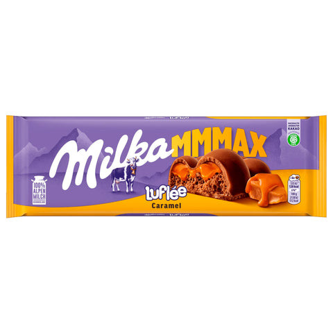 10x Milka Schokolade Luflée Caramel 250g