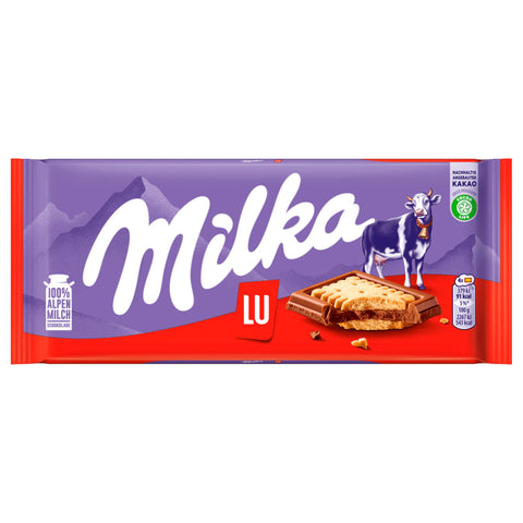 18x Milka Schokolade Lu Kekse 87g