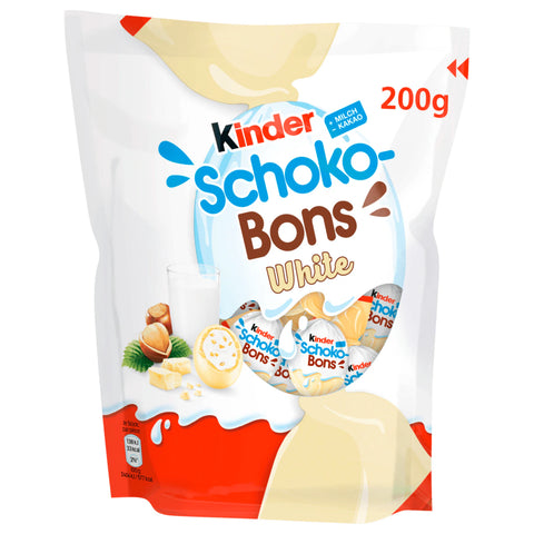 18x Kinder Schoko-Bons White 200g