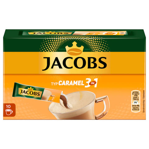 12x Jac.lösl.Kaffee 3in1 Caramel 10er 169g