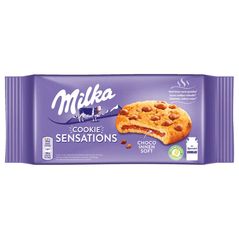 12x Milka Gebäck Cookies Sensation schoko 156g