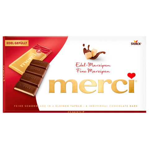 15x Merci Schokolade Marzipan 112g