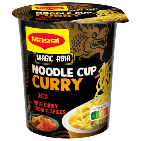 8x Maggi Magic Asia Noodle Cup Curry 63g