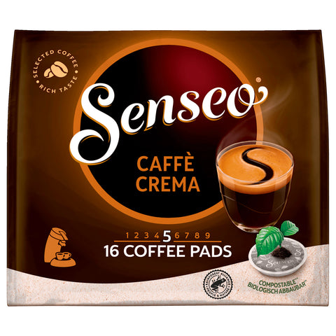 5x Senseo Pad Caffe Crema 16er/111g