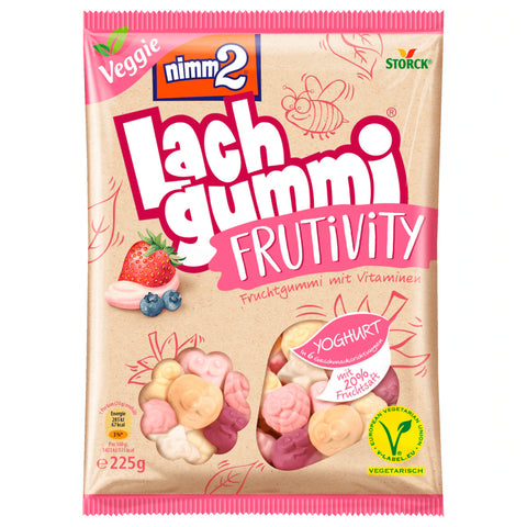 10x nimm2 Lachgummi Frutivity 225g