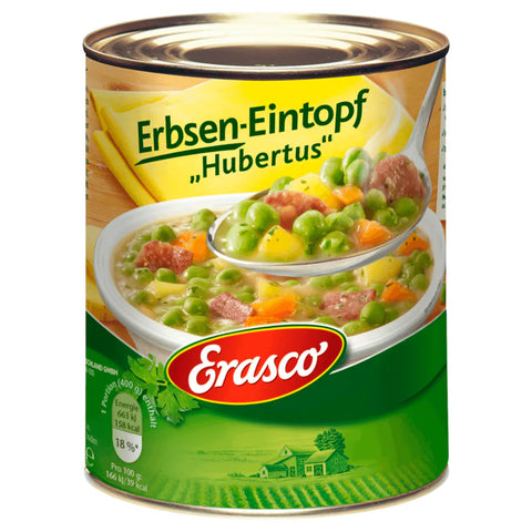 6x Erasco Erbsen-Eintopf Hubertus 800g