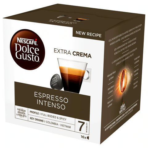 3x Nescafé Dolce Gusto Espresso Intenso 112g, 16 Kapseln