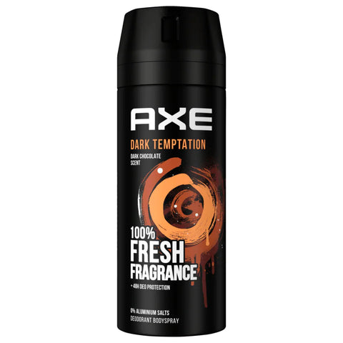 6x Axe Deospray Dark Temptation ohne Aluminium 150ml