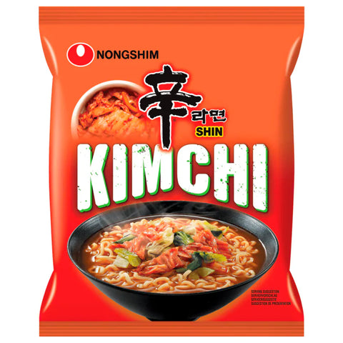 6x Nong Shim Instantnudeln Kimchi Ramyun 120g