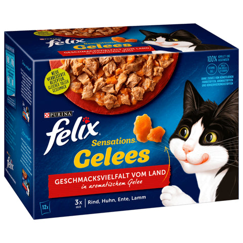 6x Felix MP Sensations Gelees Land 12x85g