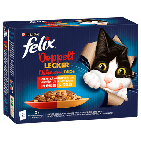 6x Felix MP Doppelt Lecker vom Land Gelee 12x85g