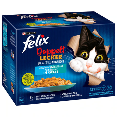 6x Felix MP Doppelt Lecker aus dem Wasser 12x85g