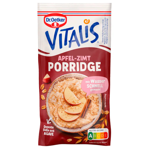 10x Oetk Vit.Porridge Apfel Zimt 58g