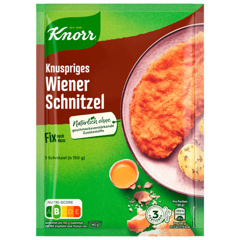 15x Knorr Fix Knuspriges Wiener Schnitzel für 3 Portionen 90g