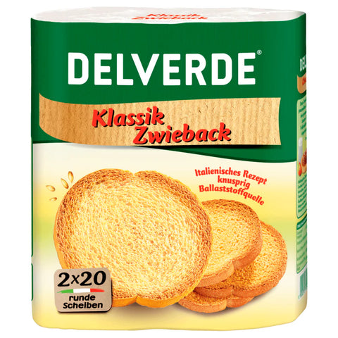 12x Delverde Buitoni Zwieback Klassik 300g