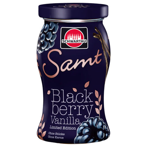 8x Schwartau Samt Blackberry Vanille 270g