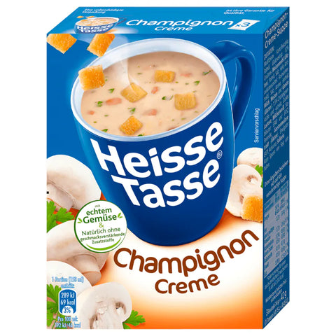 12x Erasco Heisse Tasse Champignoncreme 3x150ml