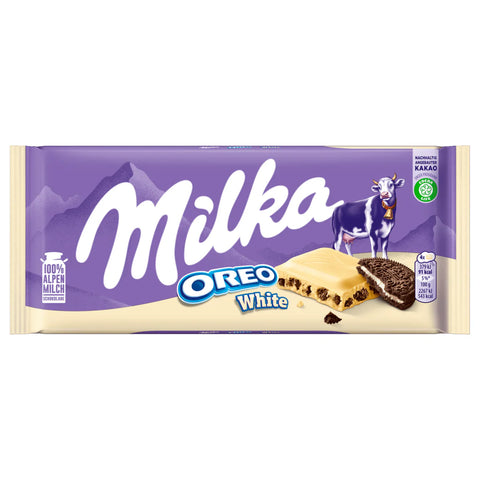 22x Milka Schokolade Oreo White 100g