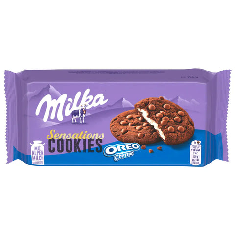 12x Milka Cookies Sens.Oreo 156g