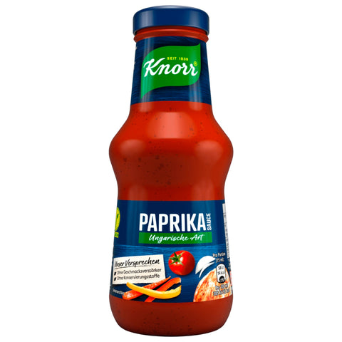 6x Knorr Paprika Sauce Ungarische Art 250ml