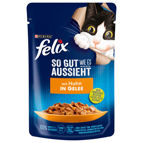 24x Felix PB mit Huhn in Gelee 85g