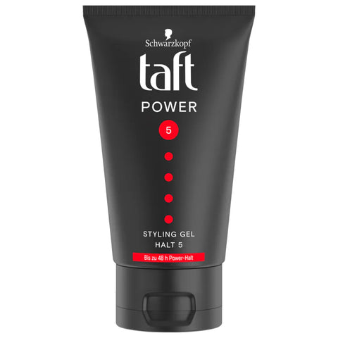 6x Schwarzkopf Taft Styling Gel Power Halt 5 150ml