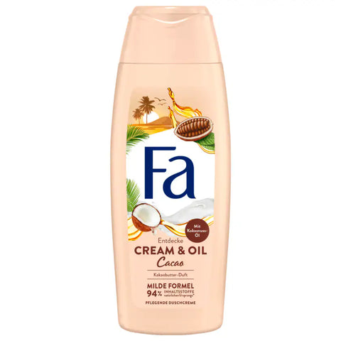 6x Fa Duschcreme Cream & Oil Cacao 250ml