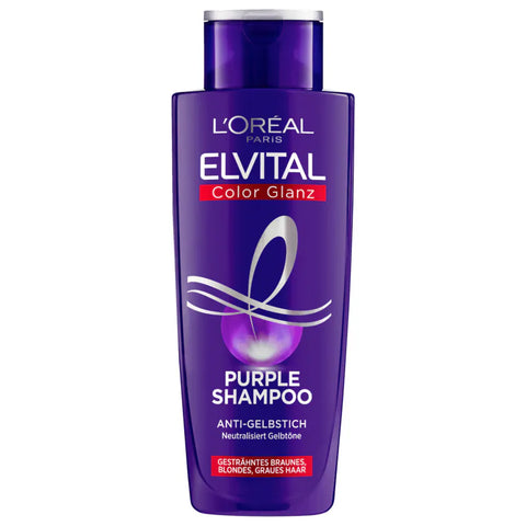 6x L'Oréal Paris Elvital Shampoo Purple Color Glanz 200ml