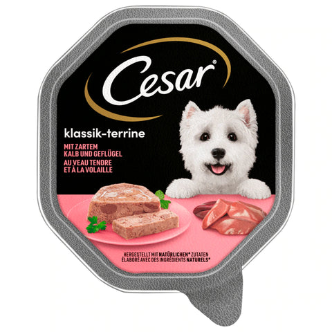 14x Cesar Klassiker Kalb/Geflügel 150g