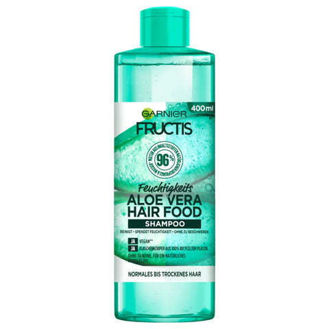 6x Garnier Fructis Shampoo Aloe Vera Hair Food 400ml