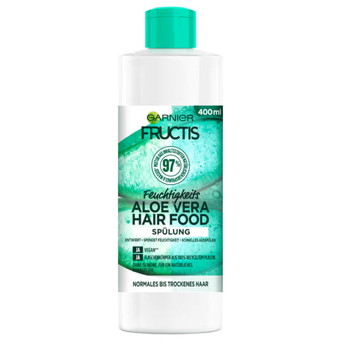 6x Garnier Fructis Spülung Aloe Vera Hair Food 400ml