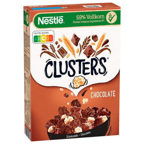 8x Nestle Clusters Chocolate Cerealien 330g