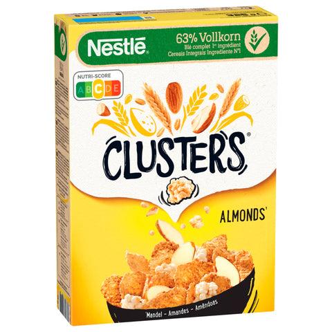 8x Nestle Clusters Mandel Cerealien 325g