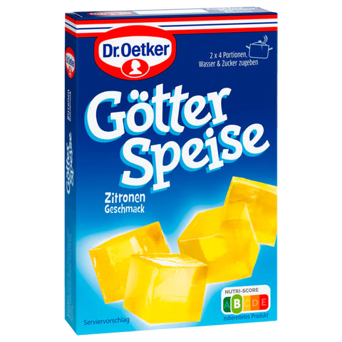 12x Dr. Oetker Götterspeise Zitronen-Geschmack 25,2g