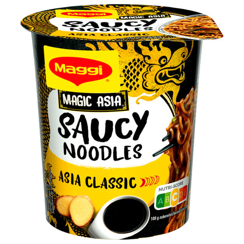 8x Maggi Saucy Noodles Asia Classic 75g