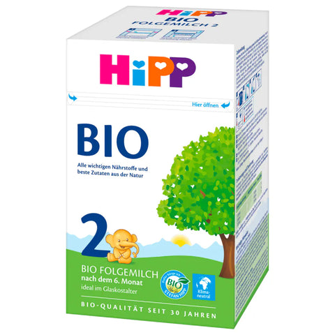 4x Bio Hipp Bio Folgemilch 6 600g