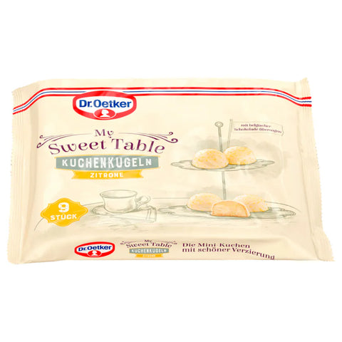 5x Dr. Oetker Kuchenkugeln Zitrone 150g