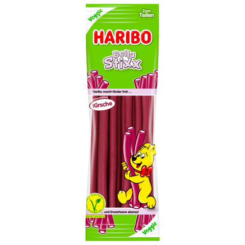 15x Haribo Fruchtgummi Balla Stixx Kirsche 200g