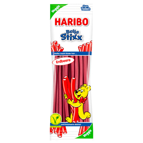 15x Haribo Balla Stixx Erdbeere 200g