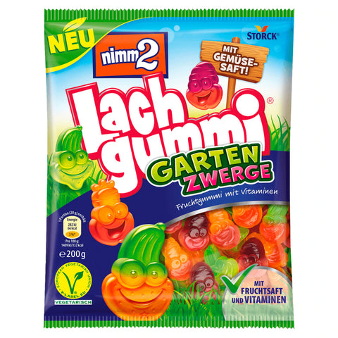 18x nimm2 Lachgummi Gartenzwerge 200g