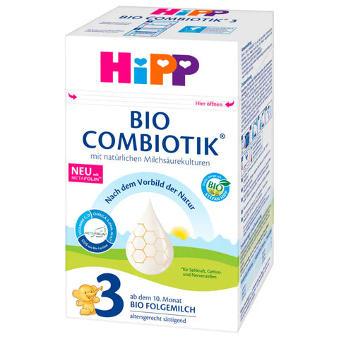 4x Hipp Bio Combiotik 3 ab dem 10. Monat Folgemilch 600g