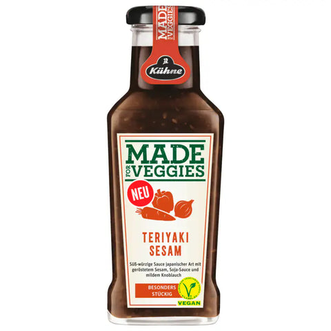 8x Kühne Made for Veggies Teriyaki Sesam vegan 235ml