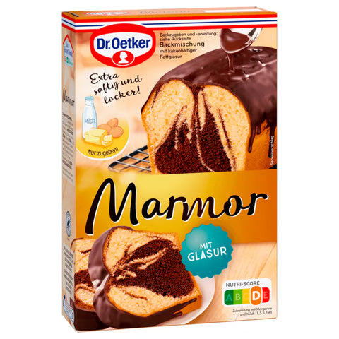 8x Dr. Oetker Backmischung Marmor Kuchen 475g