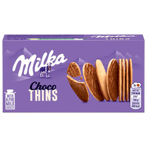 12x Milka Gebäck Choco Thins 151g