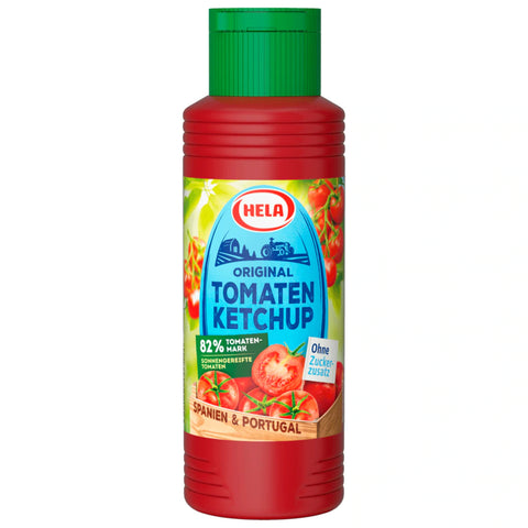 6x Hela Original Tomaten Ketchup 300ml ohne Zucker