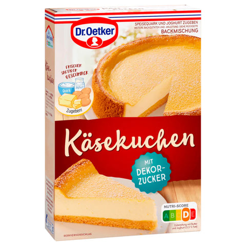 8x Dr. Oetker Backmischung Käsekuchen 580g