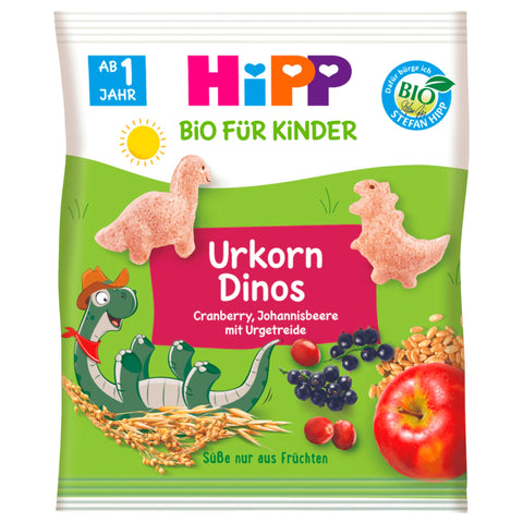 9x Bio Hipp Bio Urkorn Dinos 30g