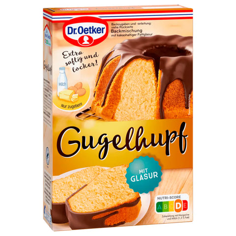 8x Dr. Oetker Backmischung Gugelhupf 525g