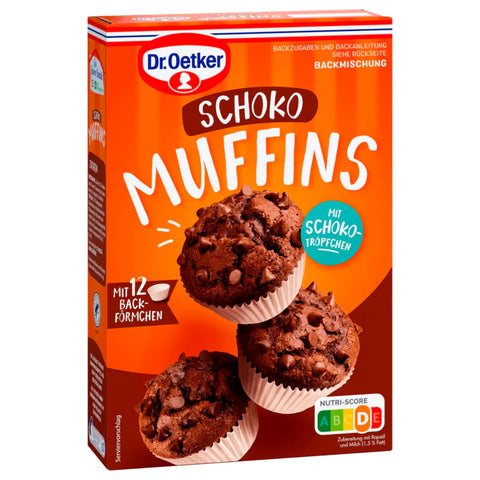 8x Dr. Oetker Backmischung Schoko Muffins 345g