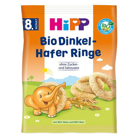 7x Bio Hipp Dinkel-Hafer Ringe 30g